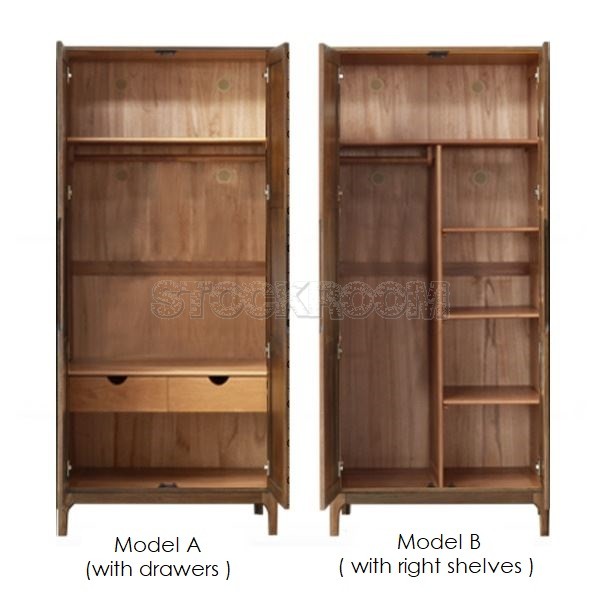 Martin Solid Wood Wardrobe