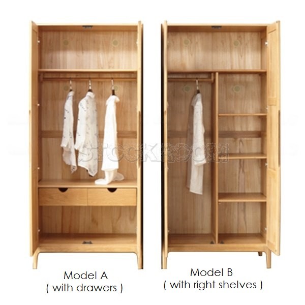 Martin Solid Wood Wardrobe