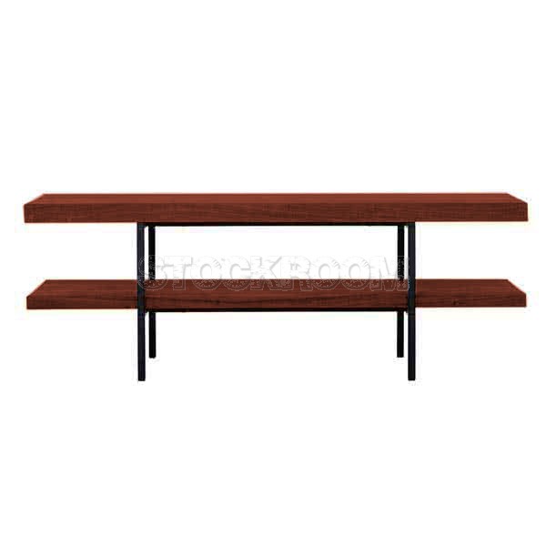 Mateo Industrial Style Solid Wood Coffee Table / TV Cabinet