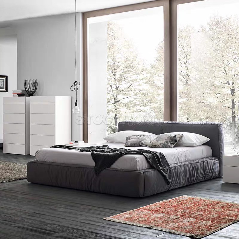 Mathias Fabric Upholstered Bed Frame
