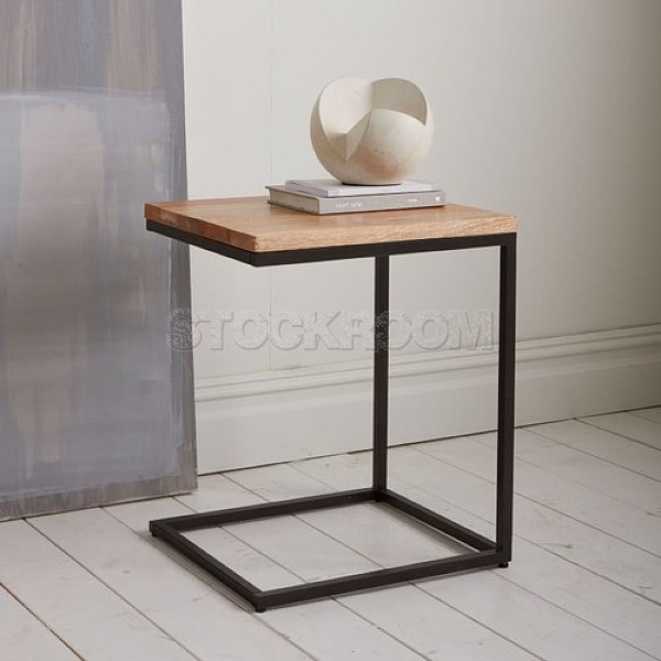 Mendez Industrial Side Table