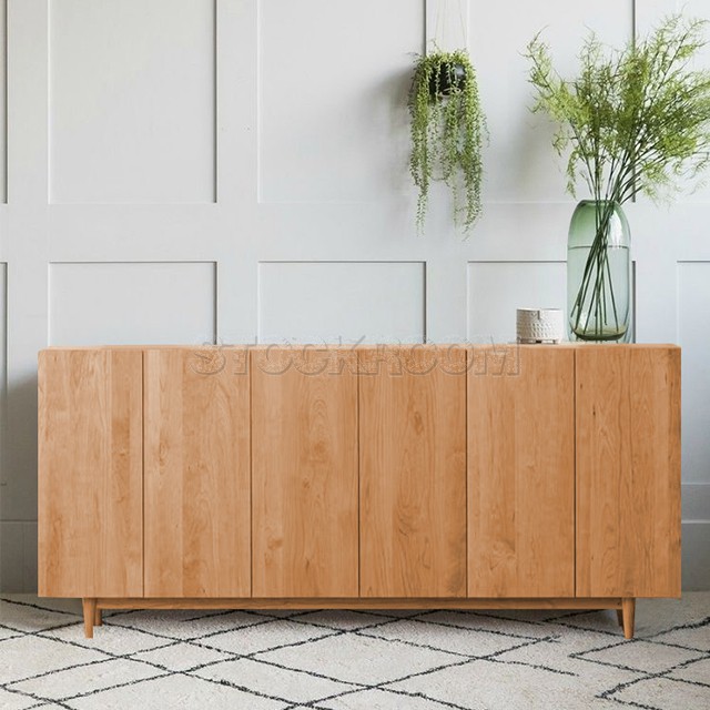 Menton Solid Oak Wood Shoes Cabinet