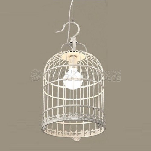 Metal Birdcage Ceiling Lamp