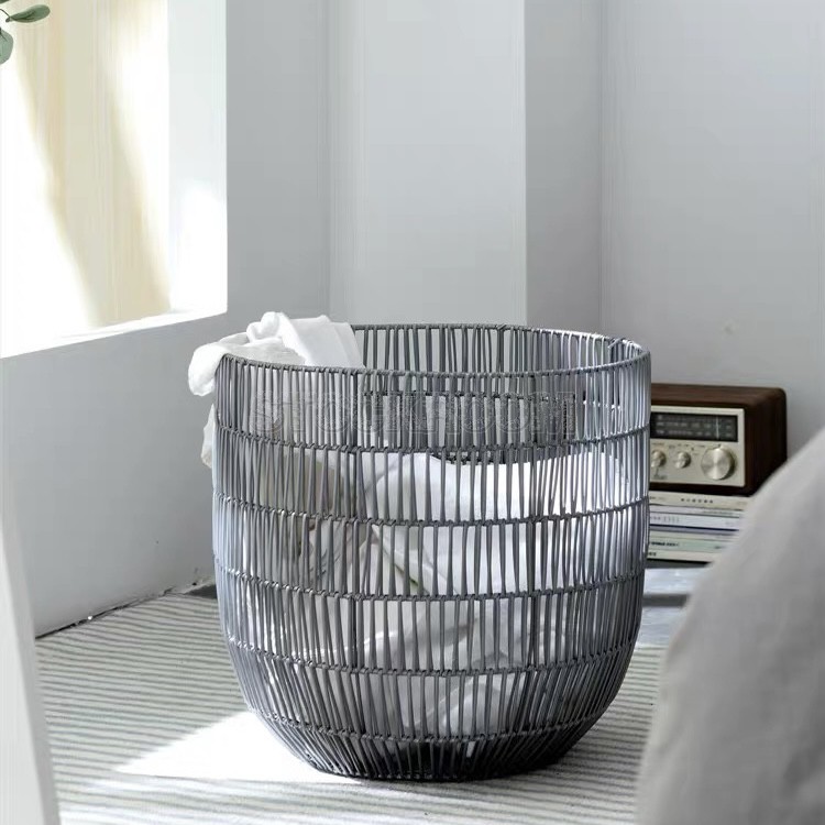 Metallic Laundry Basket