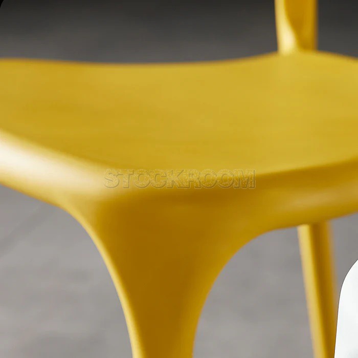 Miko Contemporary Stacking Plastic Armless Chairs