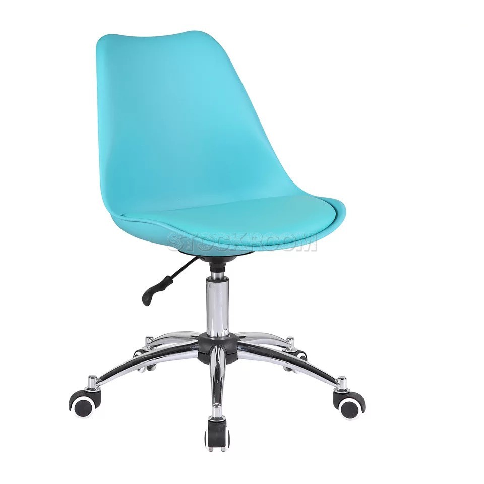 Modern Charles Jacob Style Office Chair with Wheels