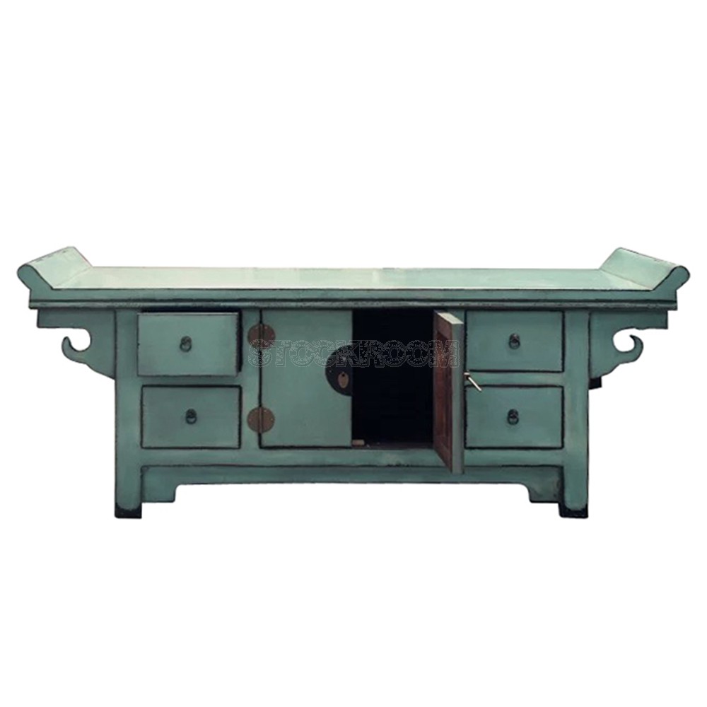 Modern Chinese Sobota Collection Ming Style Sideboard / Buffet Cabinet by Stockroom