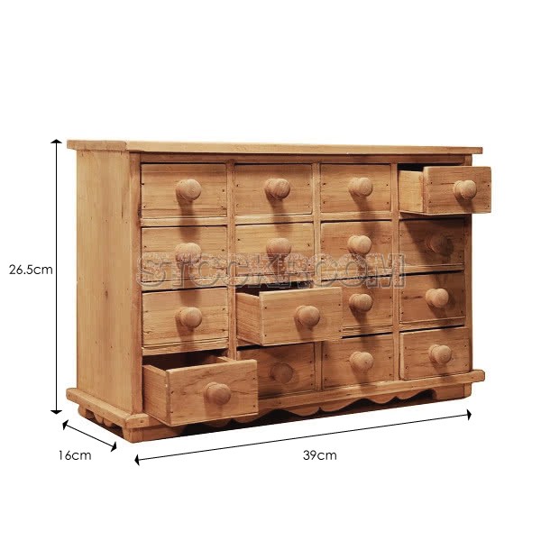 Moki Storage Drawers - 16 Drawers