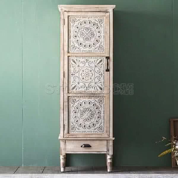 Morocco Vintage Style Accent Cabinet 