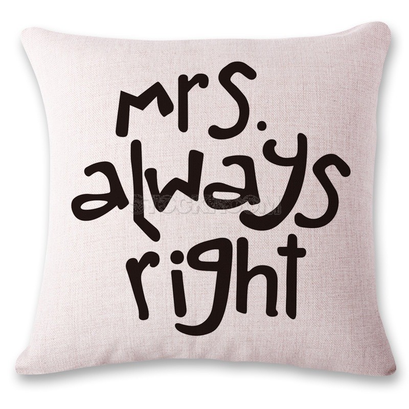 Mrs Always Right Cushion