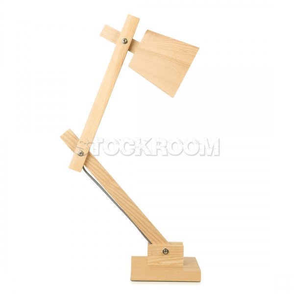 Muuto Style Wooden Table Lamp