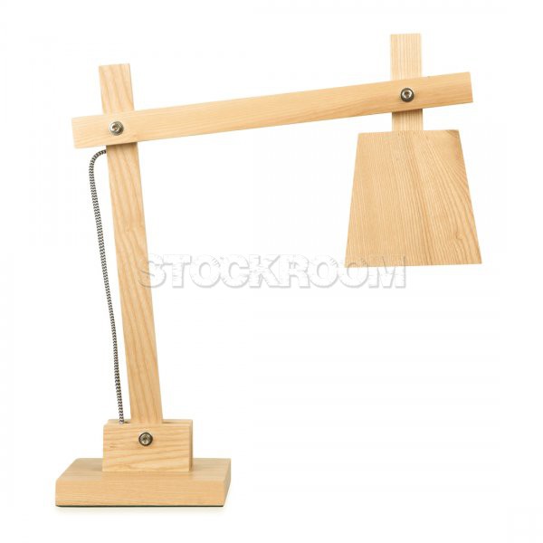 Muuto Style Wooden Table Lamp