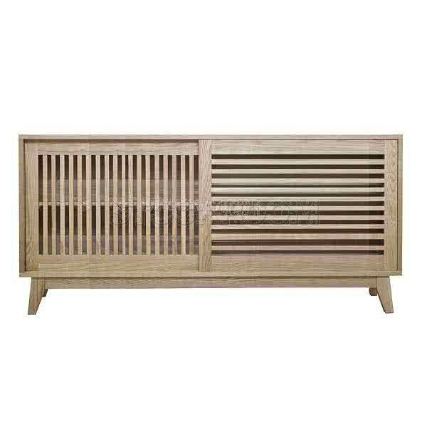 Nadia Solid Oak Wood Storage Cabinet / Sideboard