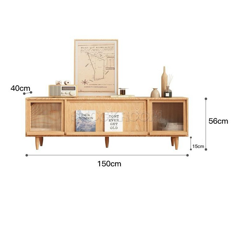 Nathan Solid wood TV Cabinet 