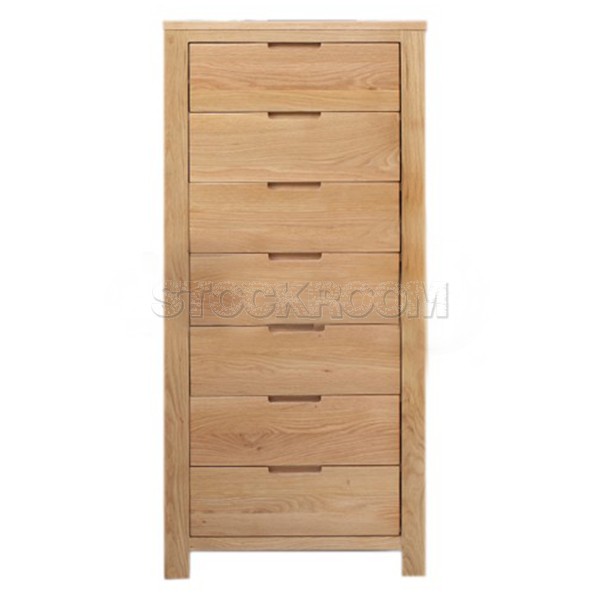 Navanna Solid Oak Wood Storage Sideboar