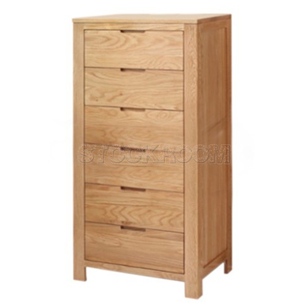 Navanna Solid Oak Wood Storage Sideboar