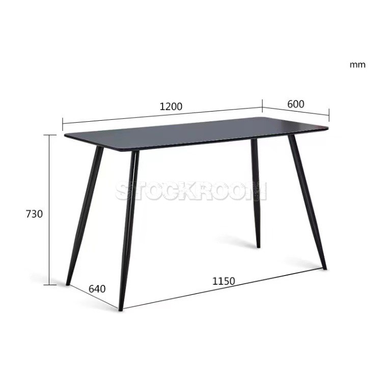 Nemo Modern White Rectangle Table