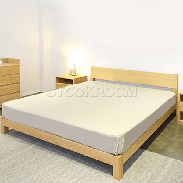 Noble Solid Oak Wood Bed Frame