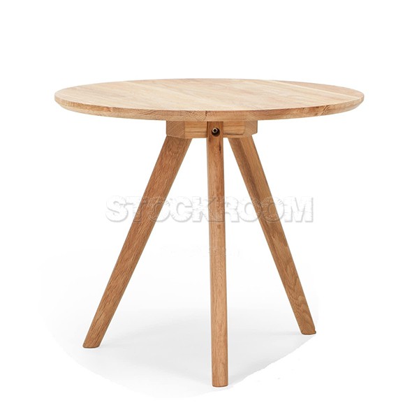 Nomurai Solid Oak Wood Side Table