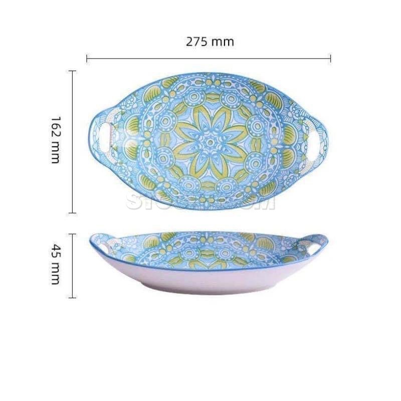 Nordic Oval Ceramic Plate / Dining Plate