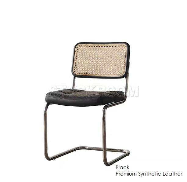 Nordic Rattan Woven Upholstered Chair