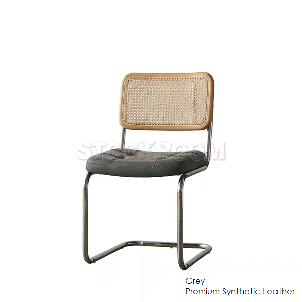 Nordic Rattan Woven Upholstered Chair
