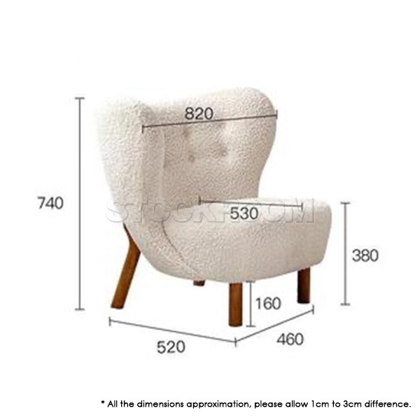 Nordic Style Ftiz Armchair / Lounge Chair