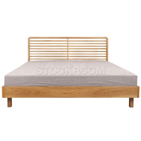 Norman Solid Oak Wood Bed Frame