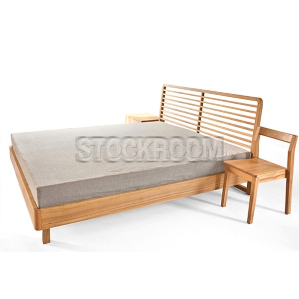 Norman Solid Oak Wood Bed Frame