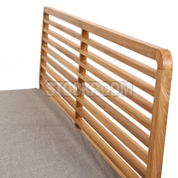 Norman Solid Oak Wood Bed Frame