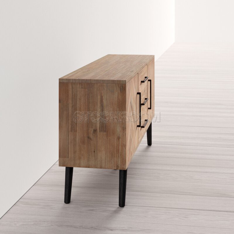 Nottingham Industrial Style Solid Wood Sideboard