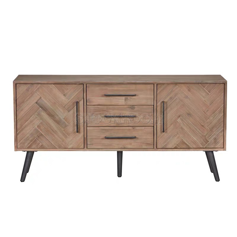 Nottingham Industrial Style Solid Wood Sideboard