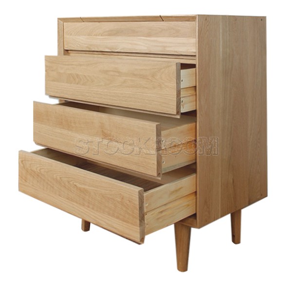 Nova Solid Oak Wood 3 Drawers Dressing Chest