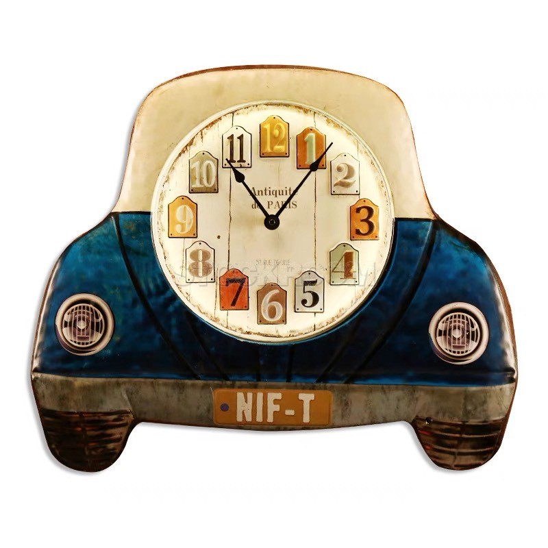 Number 66 Car Wall Clock