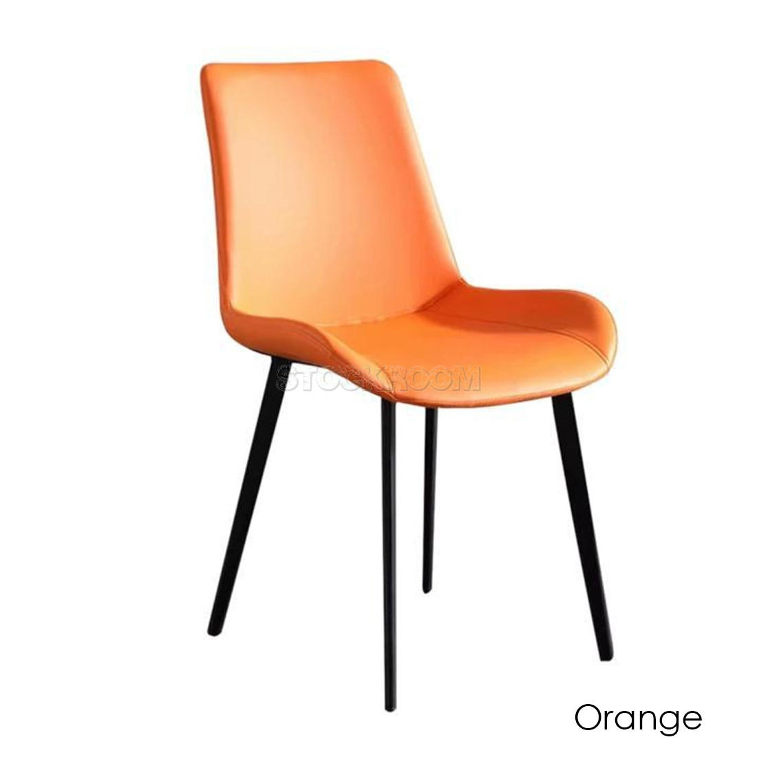 Beckett Upholstered Dining Chair With Metal Legs