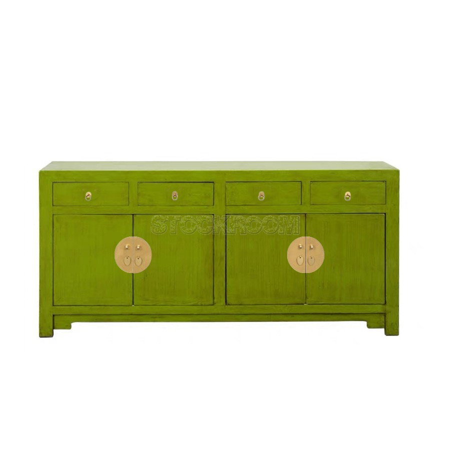 Oriental Chinese Convey Wide Sideboard by Stockroom