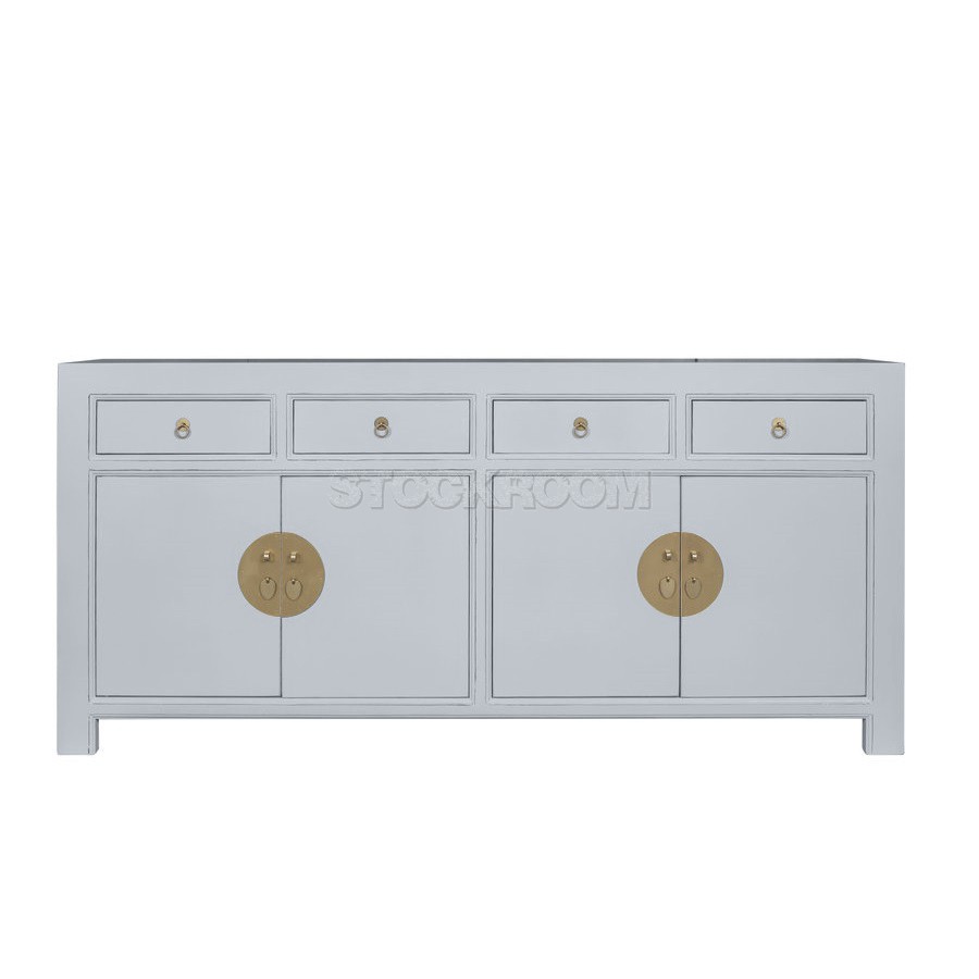 Oriental Chinese Convey Wide Sideboard by Stockroom