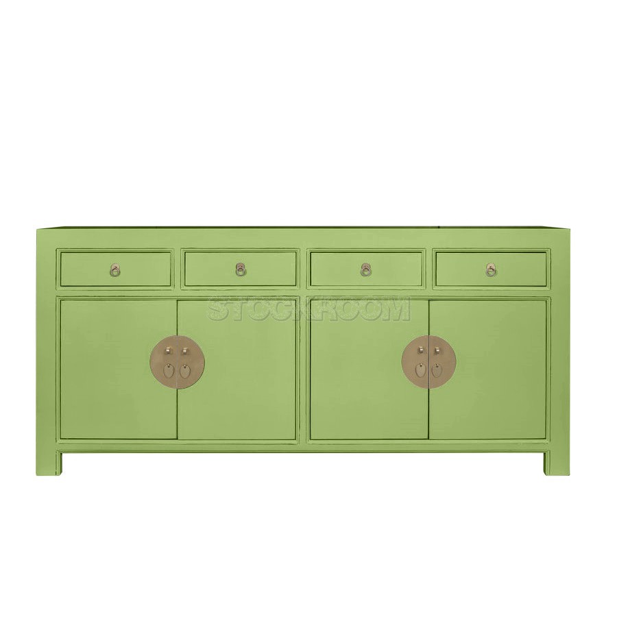 Oriental Chinese Convey Wide Sideboard by Stockroom