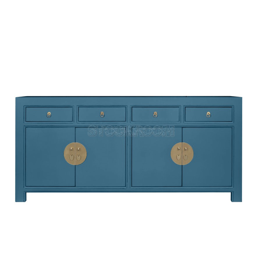 Oriental Chinese Convey Wide Sideboard by Stockroom