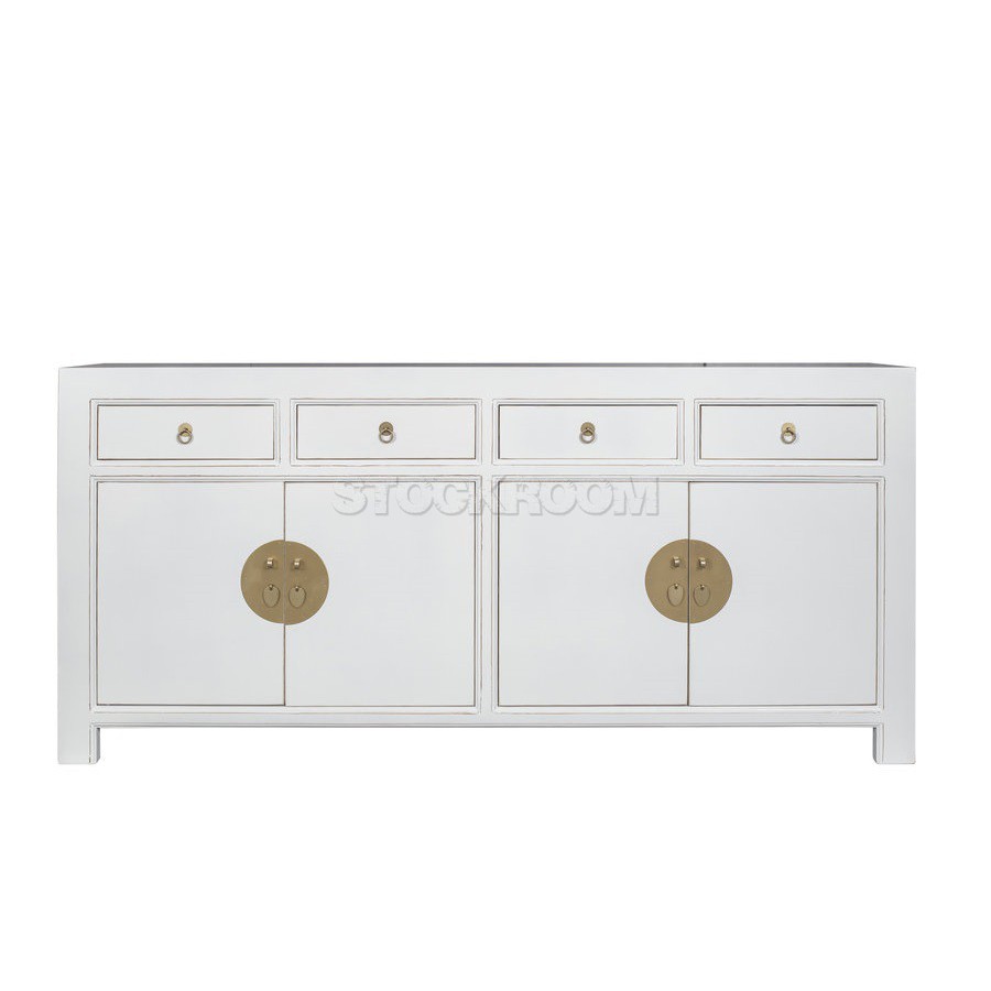 Oriental Chinese Convey Wide Sideboard by Stockroom