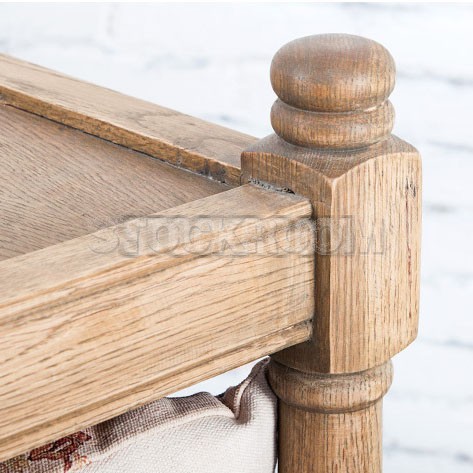 Pablo Handcrafted Solid Oak Wood Console Table