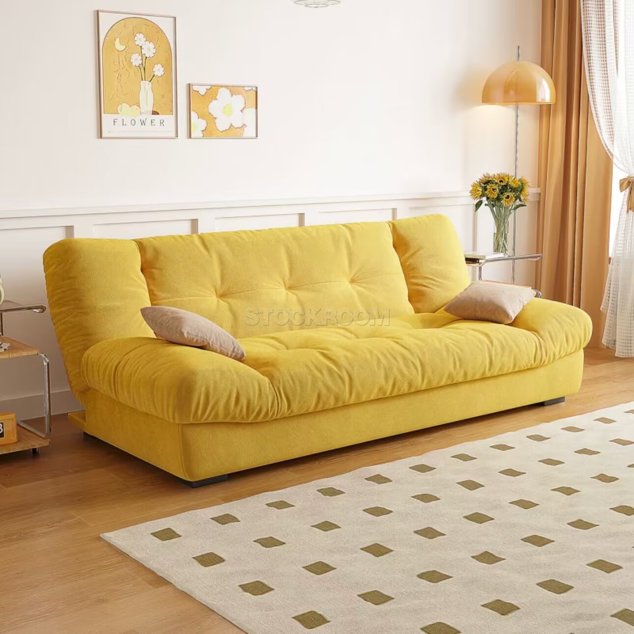Pendrali Italian Style Fabric Sofabed