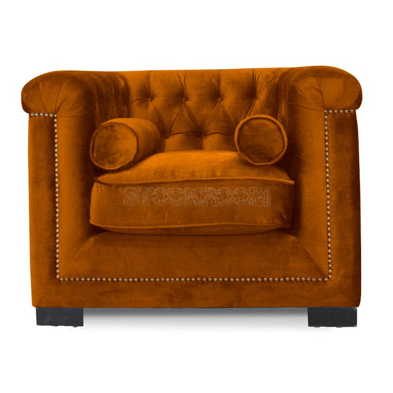 Penelope Chesterfield Lounge Chair - One Seater