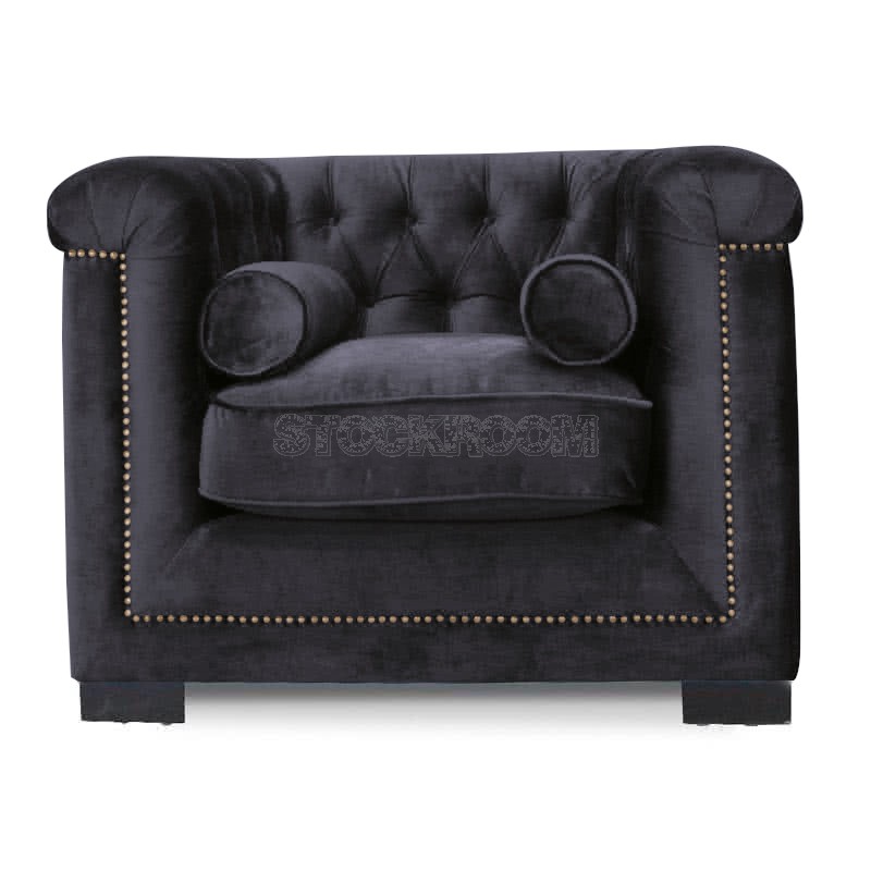 Penelope Chesterfield Lounge Chair - One Seater