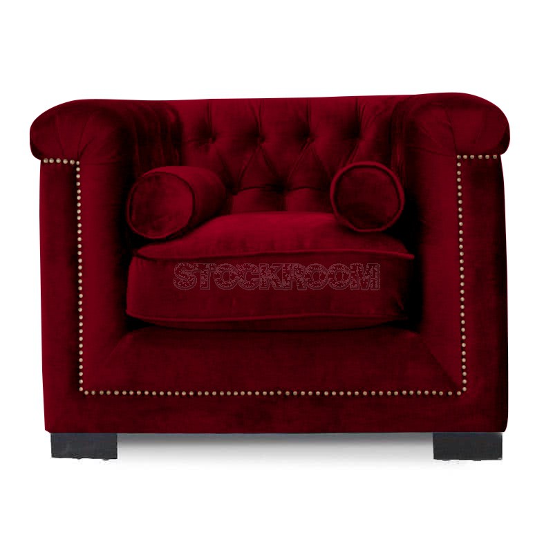 Penelope Chesterfield Lounge Chair - One Seater