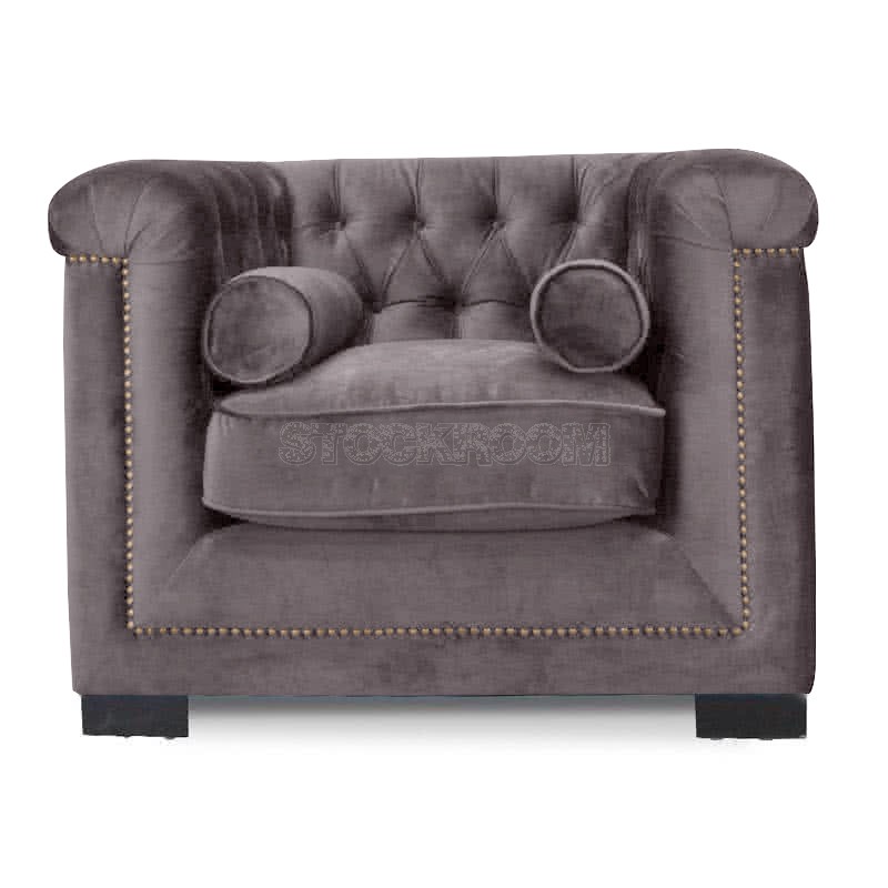 Penelope Chesterfield Lounge Chair - One Seater