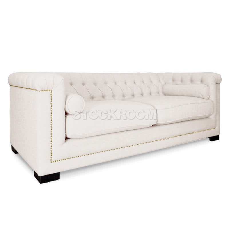 Penelope Chesterfield Fabric Sofa