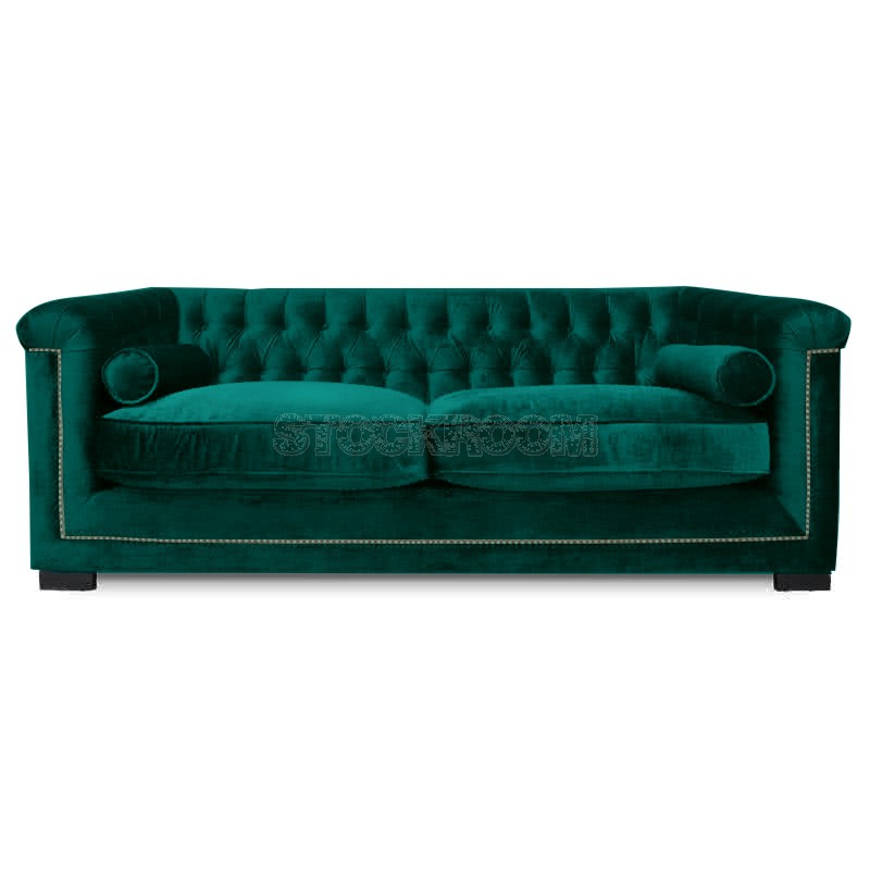 Penelope Chesterfield Fabric Sofa