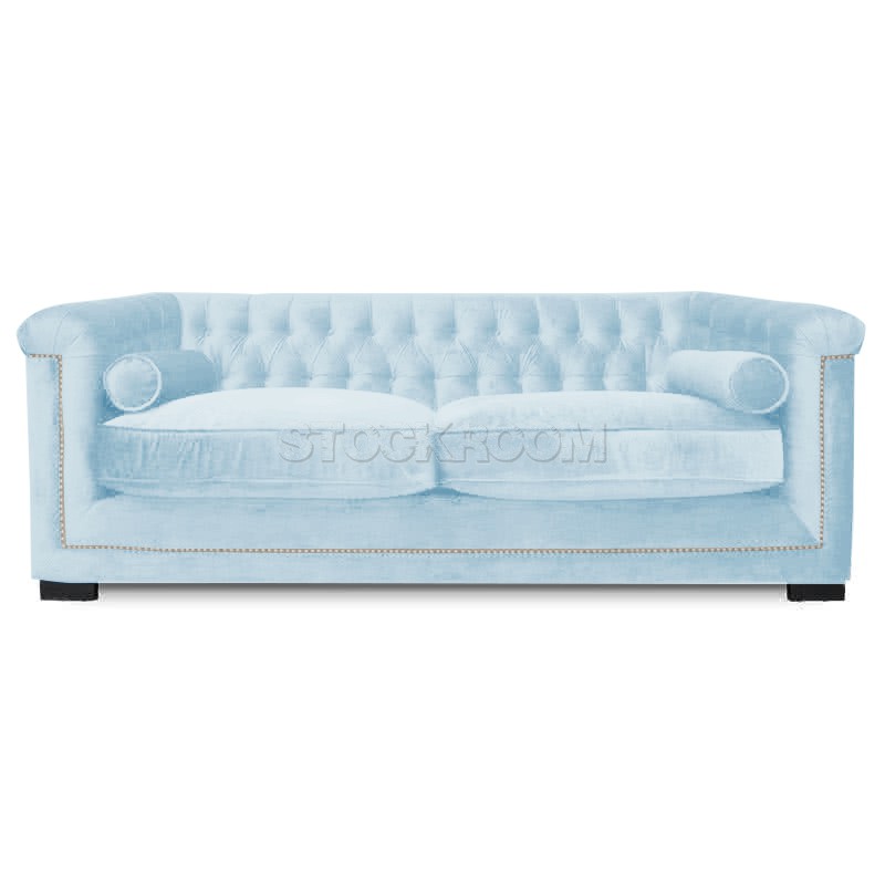 Penelope Chesterfield Fabric Sofa