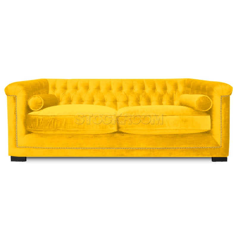 Penelope Chesterfield Fabric Sofa